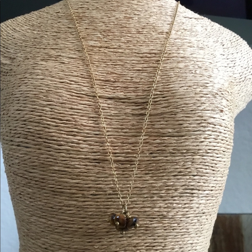Tigers eye necklace by Morgan Jean
